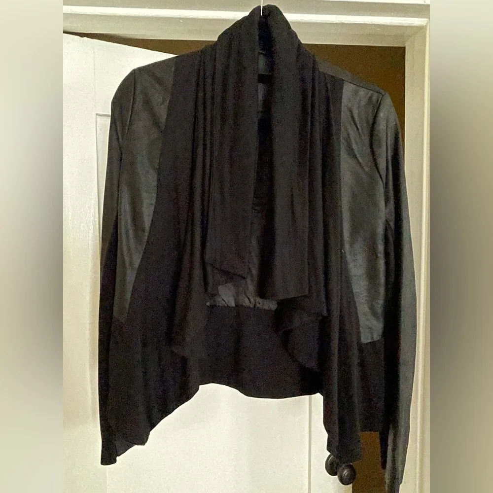 Bagatelle Ruffle Front Drape Jacket - Picture 1 of 4